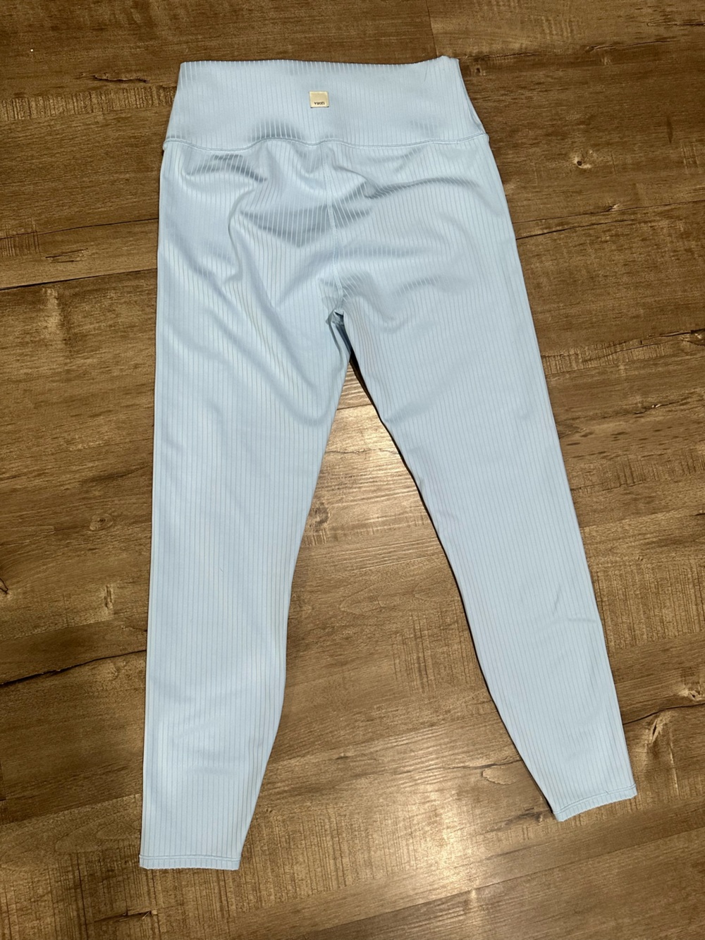 Vuori Inversion Rib Legging (Crystal Blue) - Medium - Picture 2 of 8